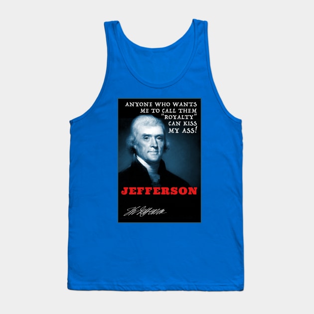 THOMAS JEFFERSON Tank Top by Spine Film